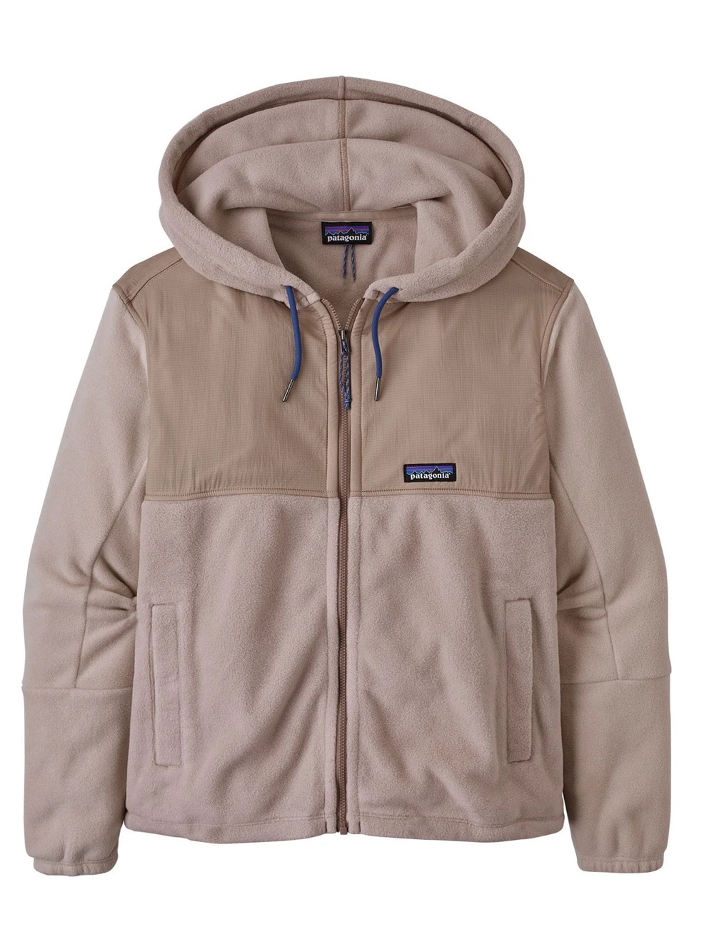 Patagonia Hooded Fleece Jacket in Taupe